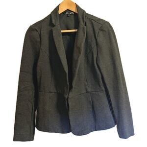 Quince Blazer Jacket Womens Medium Gray | Stretch